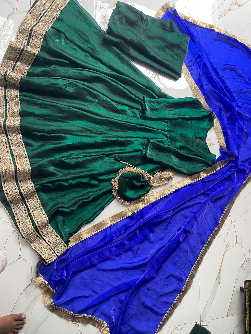 Green Anarkali