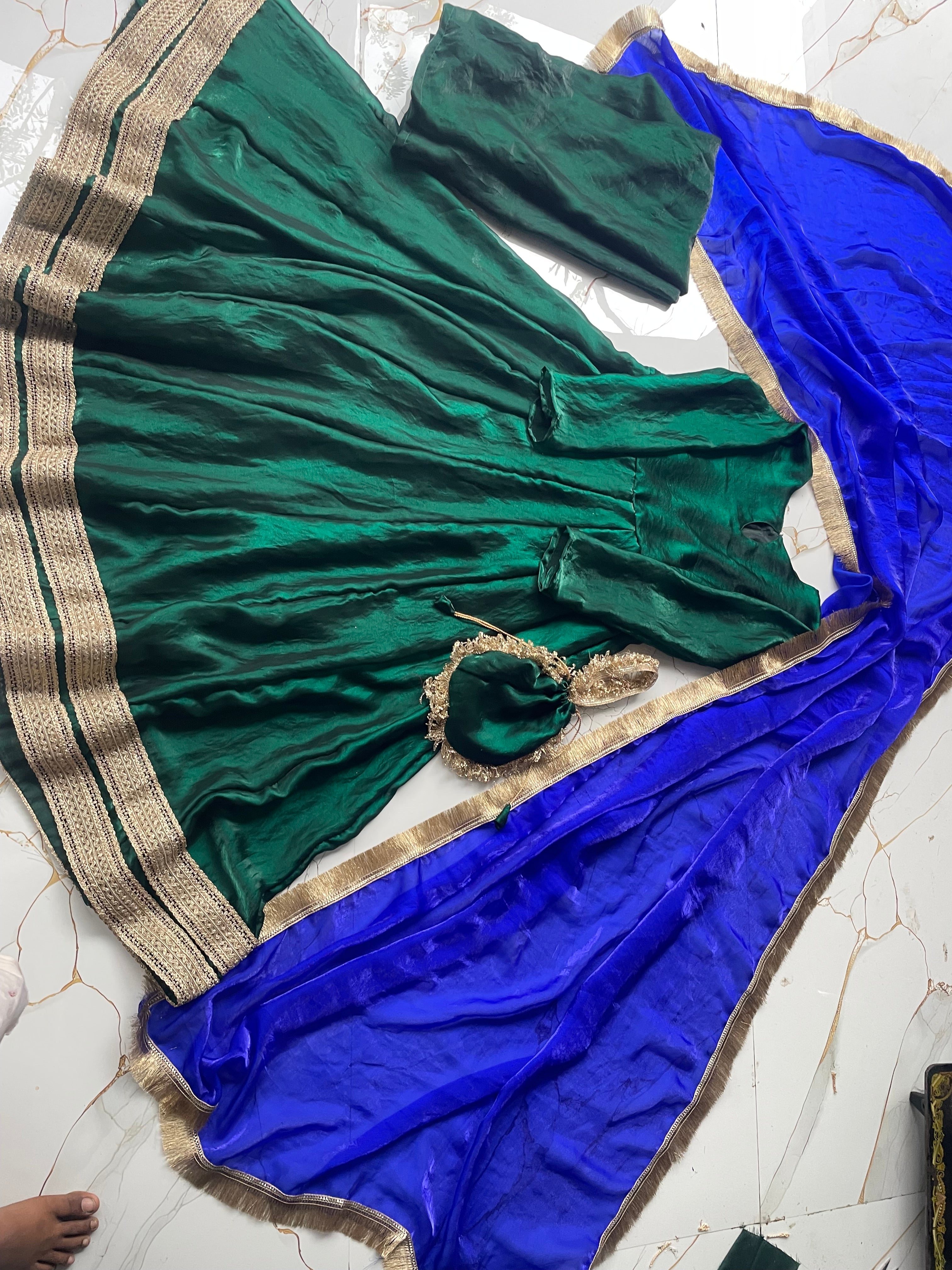 Green Anarkali