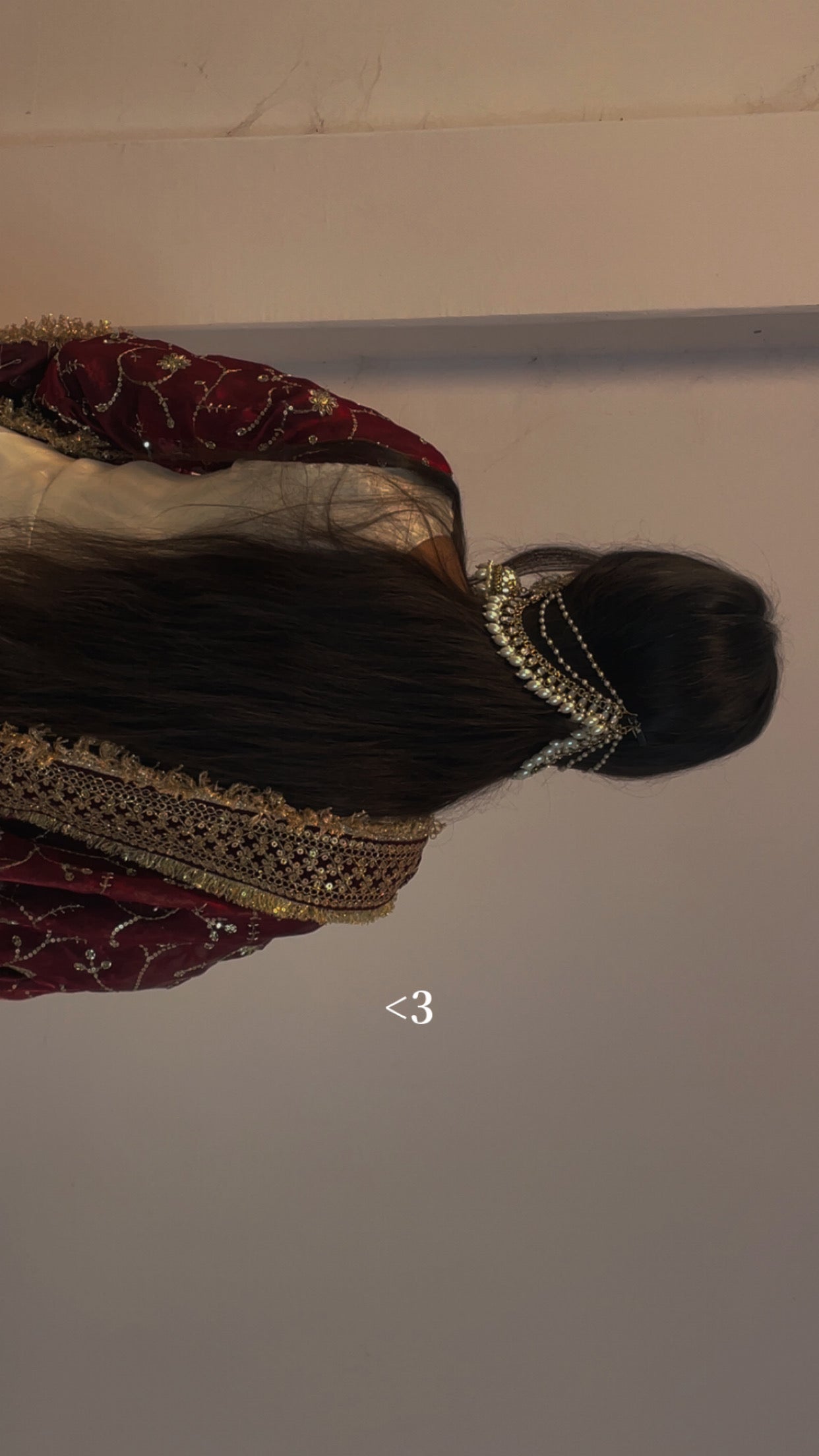 MOST VIRAL MAROON AND WHITE ANARKALI