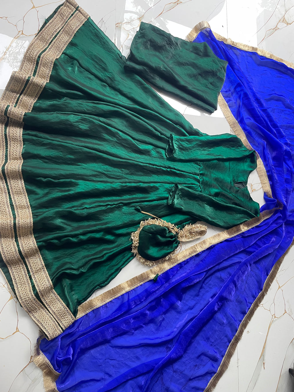 Green Anarkali