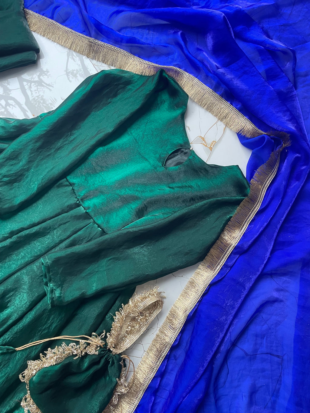 Green Anarkali