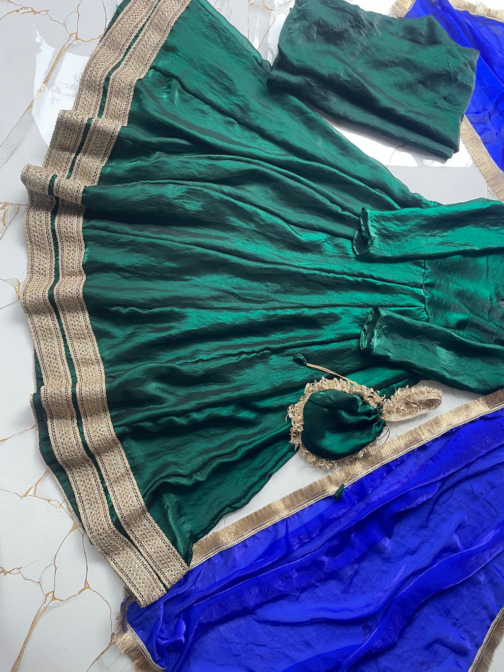 Green Anarkali